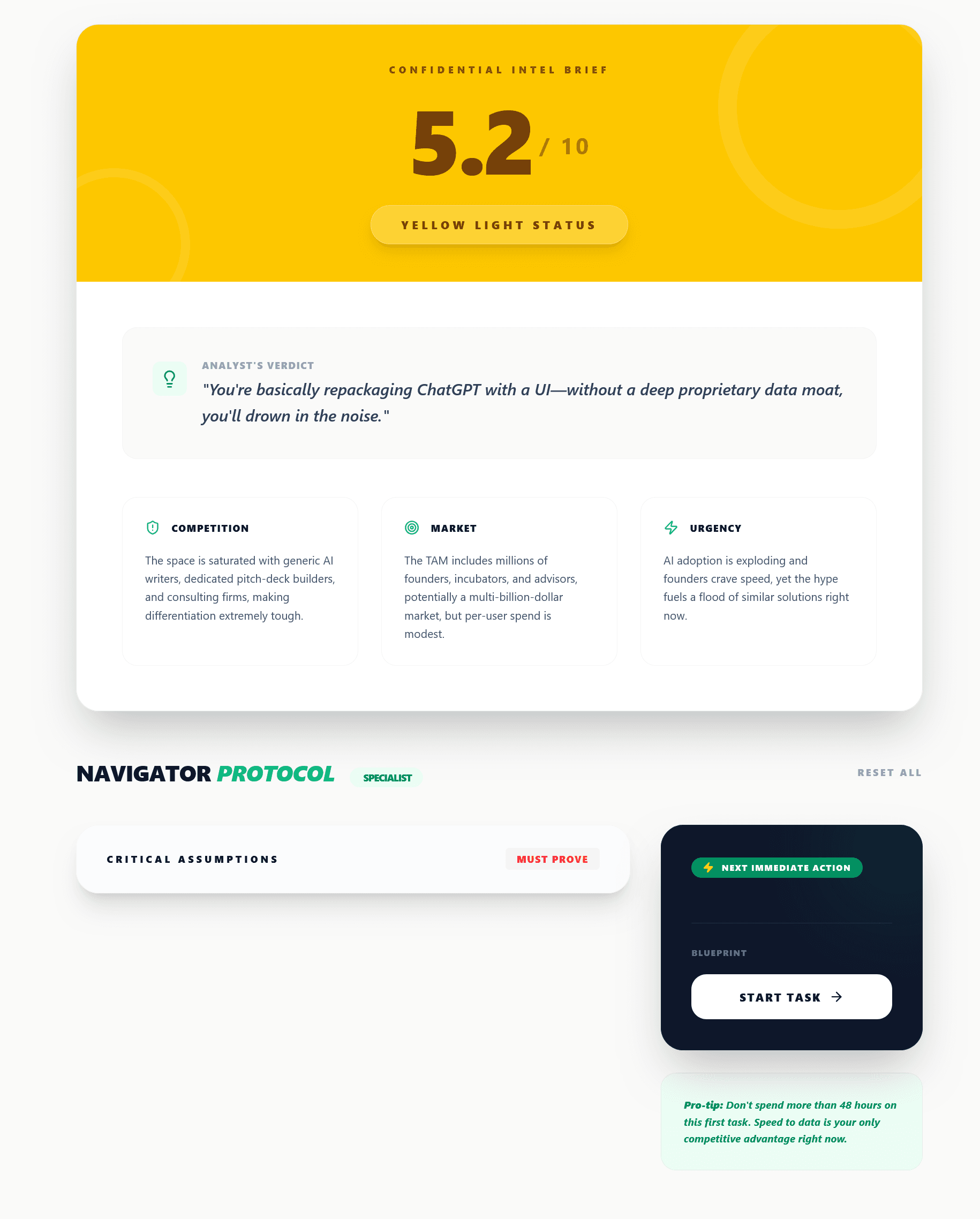 Research Navigator Sample Intel Brief